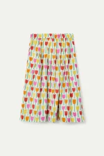 Tulip Print Midi Skirt - Image 2