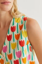 Tulip Print Vest - Image 4