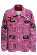 Jacket Ayios Foil - Fuxia