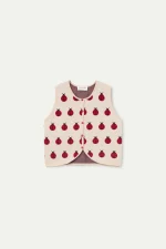 Red Coccinella Print Knit Top - Image 2