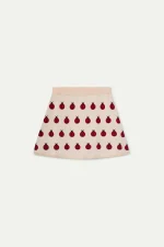 Red Coccinella Print Short Skirt - Image 2