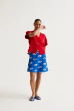 Coccinella Print Short Skirt - Image 5
