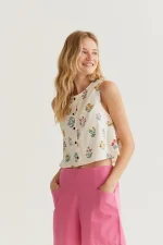 Gardener Print Top
