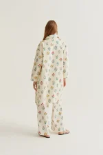 Gardener Print Trench Coat - Image 3