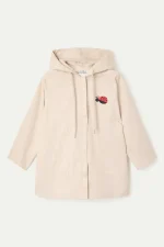 Ladybug Print Tench Coat - Image 2