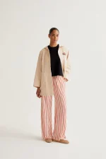 Ladybug Print Tench Coat - Image 5