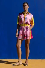 Idle Uniform Shorts - Pink