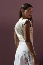 Jasmi Dress - Ecru - Image 4