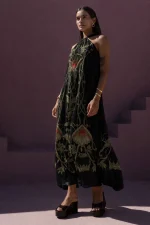 Jasmin Halter Dress - Black