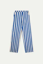 Bamboo Blue Print Trousers - Image 2