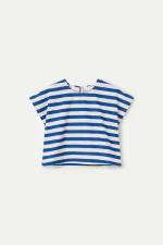 Bamboo Blue Print Top - Image 2