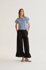 Bamboo Blue Print Top - Image 5