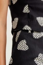 Harmony Black Print Trousers - Image 4