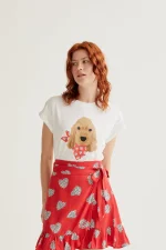 Cocker Spaniel Print T-Shirt