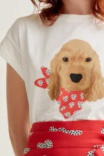 Cocker Spaniel Print T-Shirt - Image 4