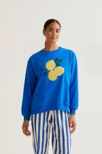 Lemon Embroidery Sweatshirt