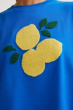 Lemon Embroidery Sweatshirt - Image 4