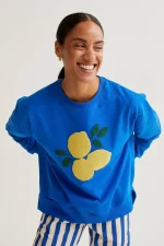 Lemon Embroidery Sweatshirt - Image 6