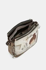 Sophia Triple-Compartment Crossbody Bag - Image 6