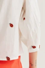 Ladybug Print Shirt - Image 4