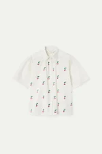 White Cherries Print Shirt - Image 2