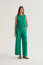 Green Cherries Print Trousers - Image 5