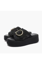 Black Crochet Platform - Image 3