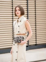 Τσάντα Asimina Beige-Black