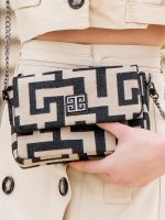 Τσάντα Asimina Beige-Black - Image 2