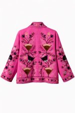 Fuchsia Folk Jacket - Image 2
