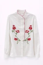 Knit Flower Shirt