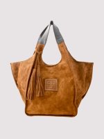 Τσάντα Dionysia Leather Suede Cognac - Image 2