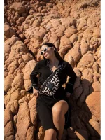 Τσάντα Doris Small Ecru-Black