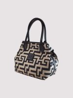Τσάντα Emmelia Beige-Black - Image 2