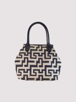 Τσάντα Emmelia Beige-Black - Image 3