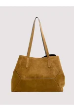 Τσάντα Fenia Leather Suede Pouro - Image 3