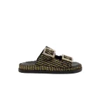 Greta Black/Gold Sandal