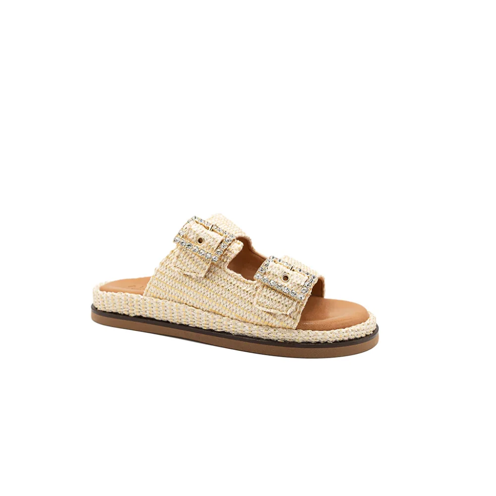 Greta Pearl/Gold Sandal - Image 2