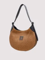 Τσάντα Iris Raffia Taba