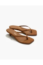 Square Toe Julia Suede - Camel - Image 5