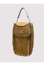 Τσάντα Kythnos S L Krosi Suede Pouro