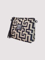 Τσάντα Nefeli Small Beige-Black