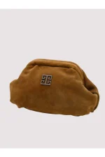 Τσάντα Niovi Mini Leather Suede Pouro - Image 3