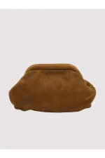 Τσάντα Niovi Mini Leather Suede Pouro - Image 4