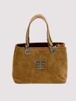 Τσάντα Perla Leather Suede Pouro - Image 2