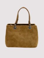 Τσάντα Perla Leather Suede Pouro - Image 4