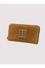 Πορτοφόλι Plutos 1 Leather Suede Cognac