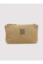 Τσάντα Rea Leather Suede Beige - Image 3