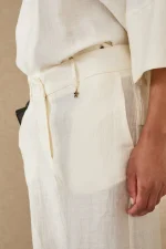 Blanc Lumiere Pants - Image 3