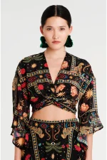 Eternity Wrap Blouse - Image 2